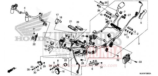 WIRE HARNESS CB500XAJ de 2018
